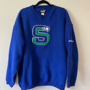 Vintage 70’s Seattle Seahawks Puma Crewneck